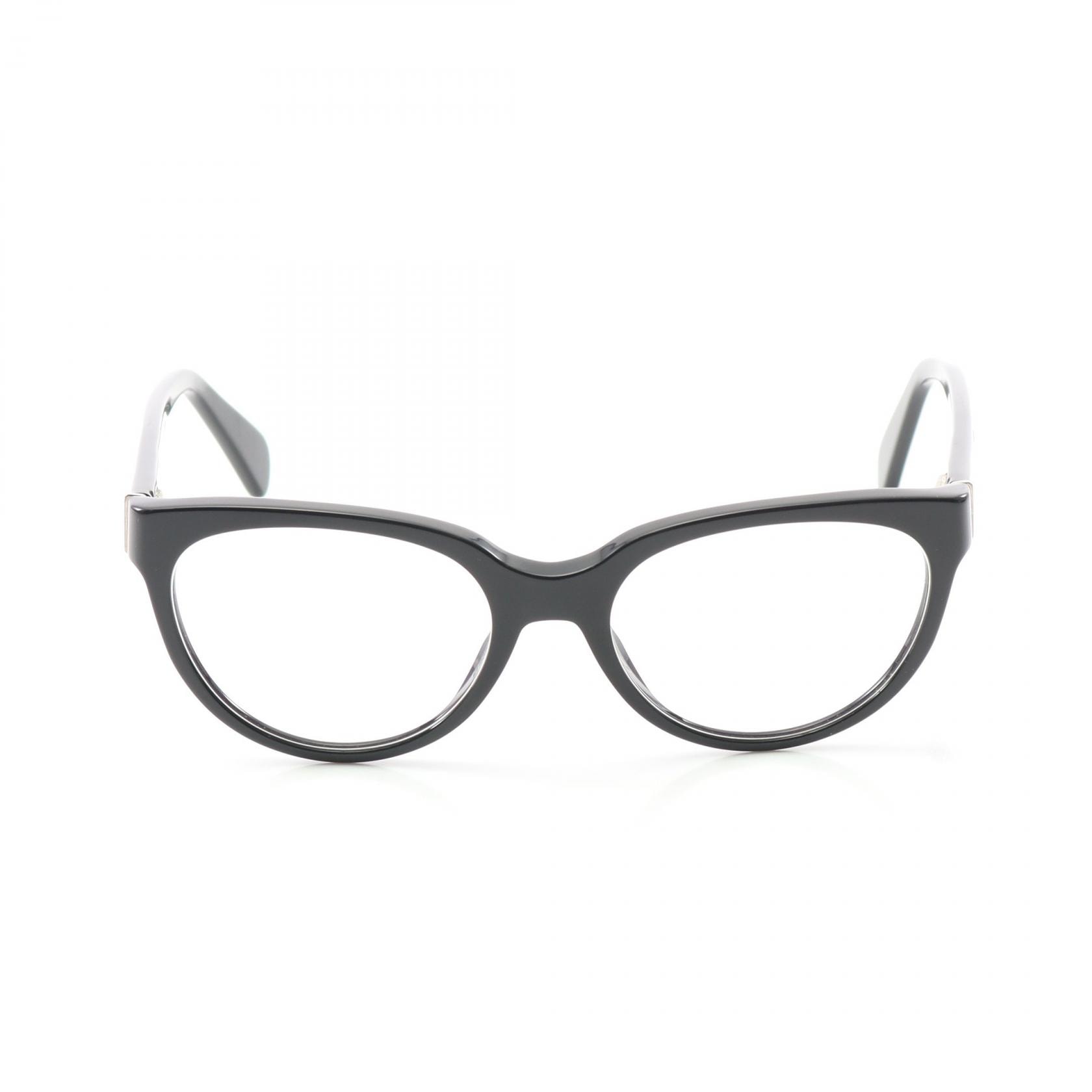 プラダ PRADA メガネ 衣料品 プラスチック レディース ブラック系 VPR10P 【中古】