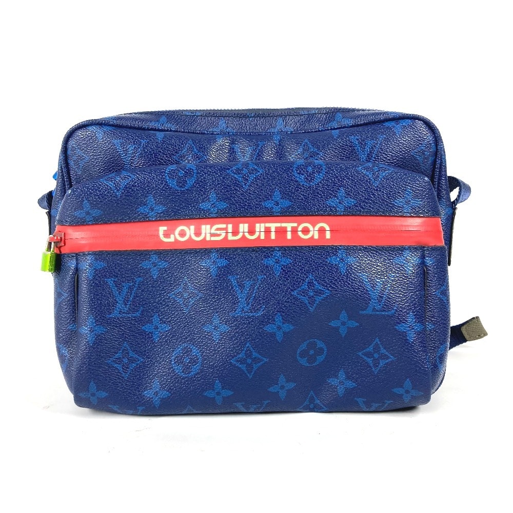 ルイヴィトン LOUIS VUITTON メッセンジャーPM M43829 モノグラム・パシフィック カバン 斜め掛け ショルダーバッグ モノグラムキャンバス ブルー