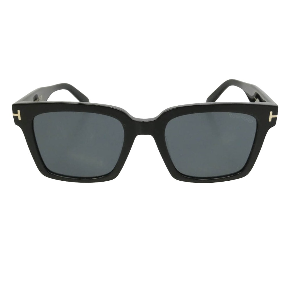 TOM FORD トムフォード TF1161-K アジアンフィット スクエアウェリントン シェイプ ブラック系 54□21 145【極上美品】【中古】