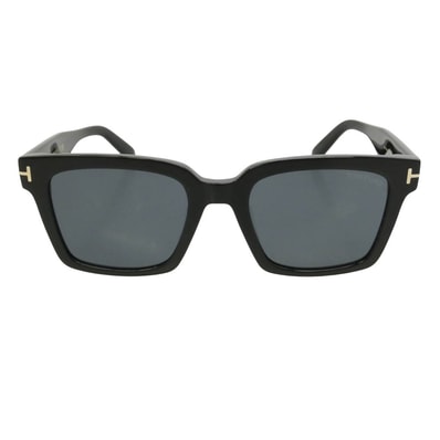 TOM FORD トムフォード TF1161-K アジアンフィット スクエアウェリントン シェイプ ブラック系 54□21 145【極上美品】【中古】