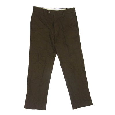 YOKE ヨーク パンツ 20AW YK20AW0150P WOOL FLANNEL BACK SLIT STRAGIHT TROUSERS ウール フランネル バックスリット ストレート トラウザー パンツ ブラウン系 3【中古】