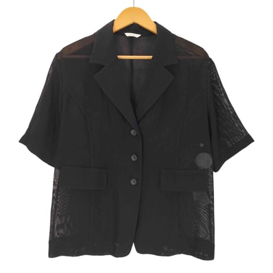 MESH HALF SLEEVE JACKET【1143432101545】