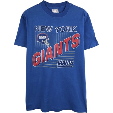 古着 90年代 チャンピオン Champion NFL NEW YORK GIANTS ニューヨークジャイアンツ スポーツプリントTシャツ USA製 メンズL相当 ヴィンテージ/eaa661943