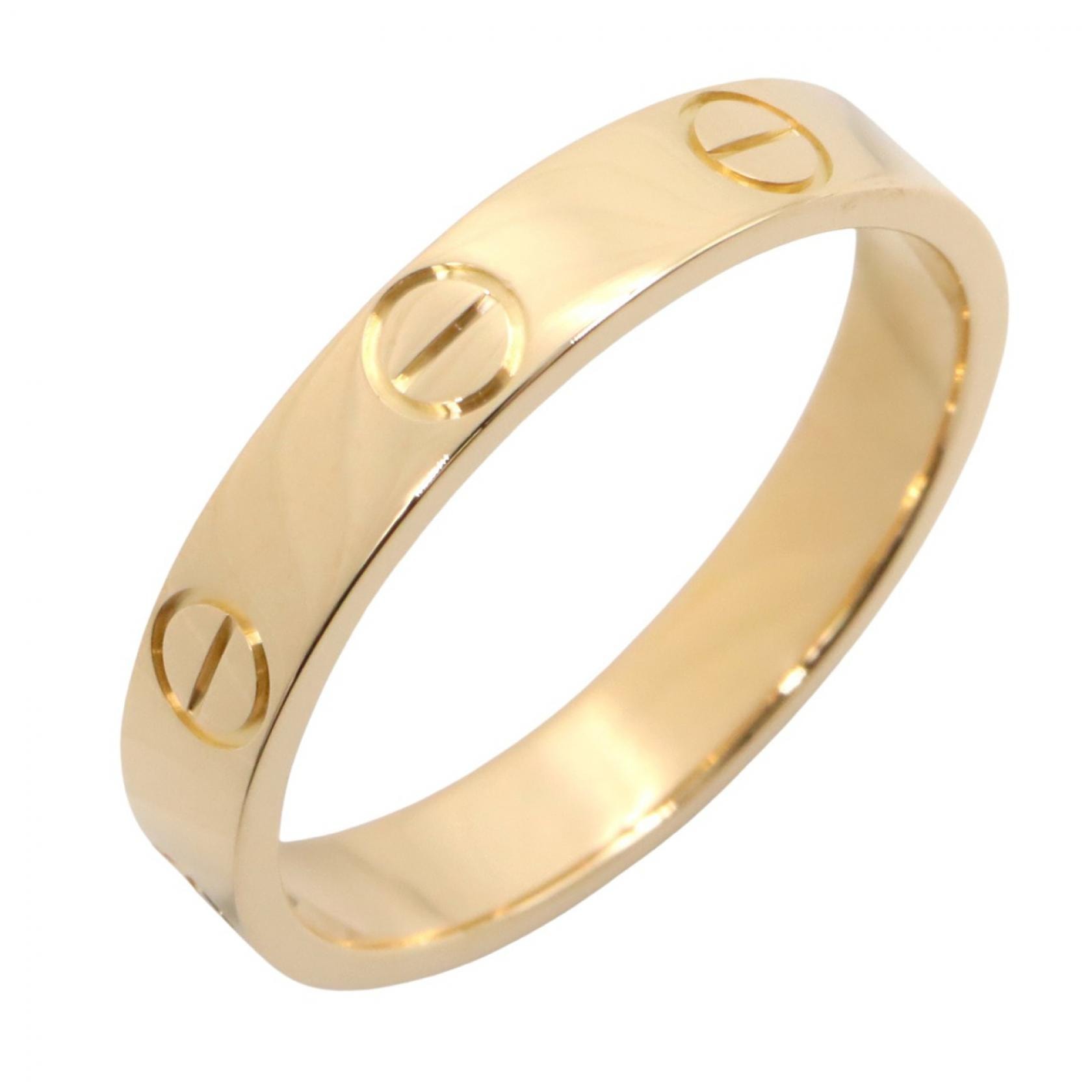 カルティエ CARTIER ミニラブリング リング・指輪 ジュエリー K18(イエローゴールド) レディース ゴールド系 B4085000 【中古】