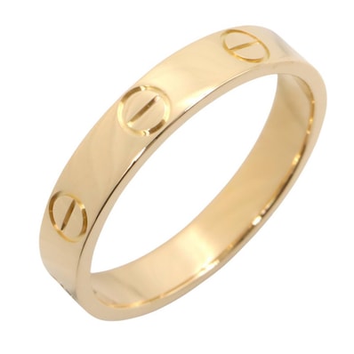 カルティエ CARTIER ミニラブリング リング・指輪 ジュエリー K18(イエローゴールド) レディース ゴールド系 B4085000 【中古】