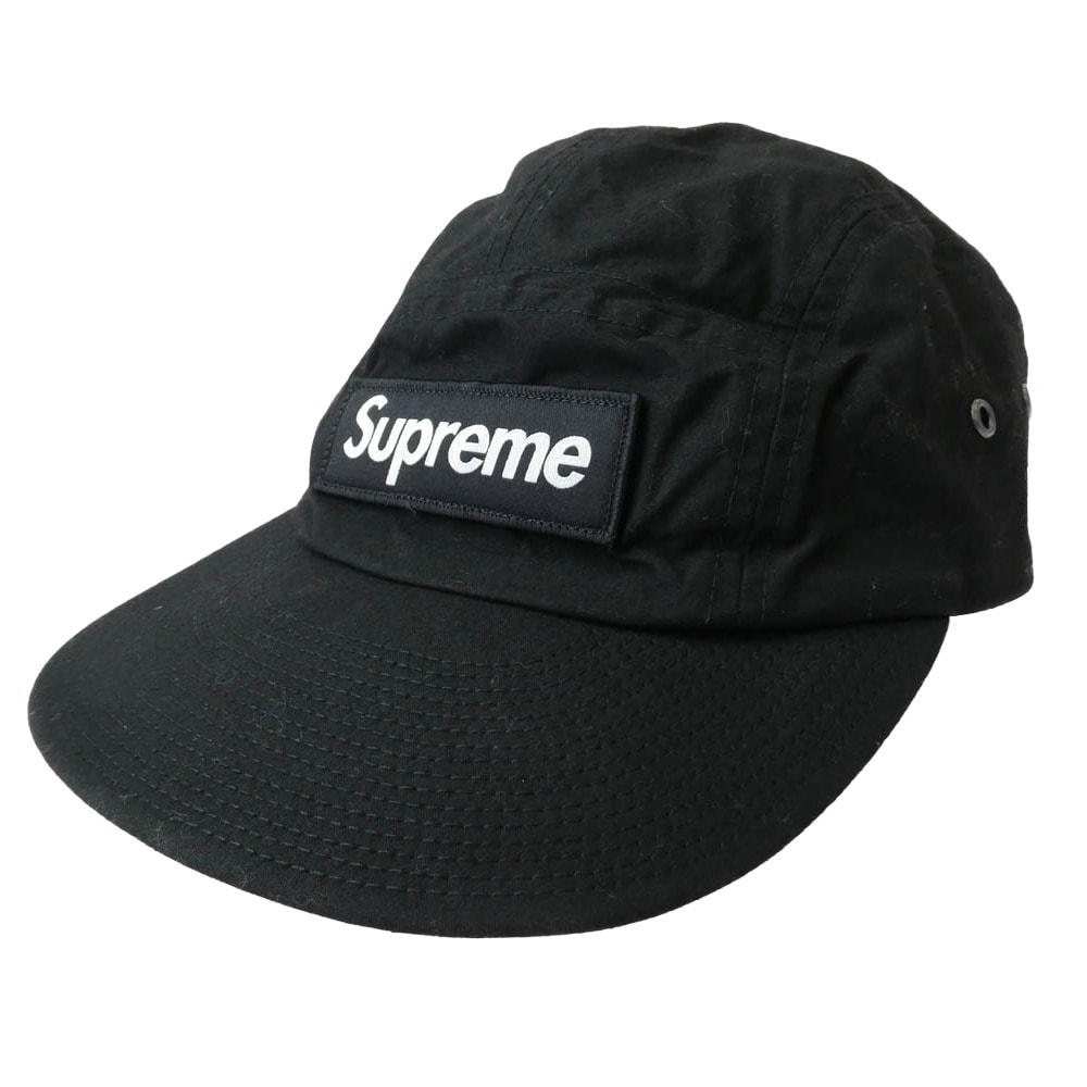 Supreme シュプリーム キャップ 23AW Military Camp Cap ミリタリー キャンプ キャップ 帽子 ブラック系【中古】