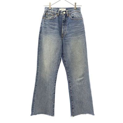 Mila Owen カットオフ ハイウエスト寸たら デニムパンツ