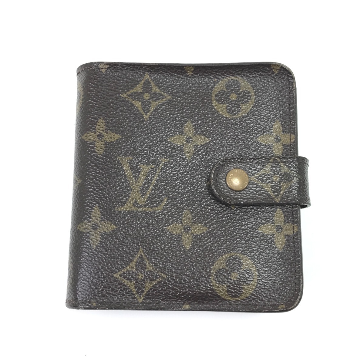 LOUIS VUITTON ルイヴィトン 2つ折り財布 モノグラム コンパクトジップ M61667