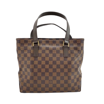ヴィトン LV ダミエ カバ ピアノ ハンドバッグ【中古】
