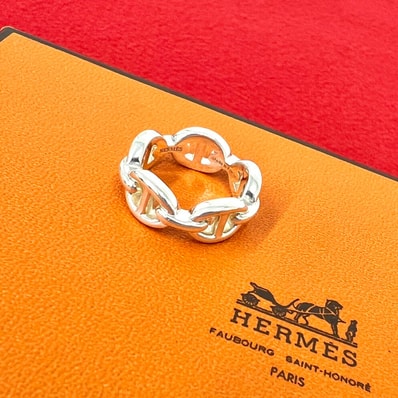HERMES エルメス アンシェネ PM リング シルバー925 リング・指輪 7号 シルバー
33856