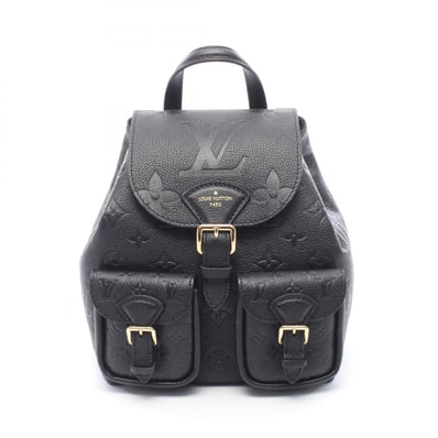 ルイ・ヴィトン LOUIS VUITTON バックアップ モノグラムアンプラント ノワール リュックサック バックパック バッグ レザー モノグラム・アンプラント ノワール レディース ブラック系 M47072 【中古】