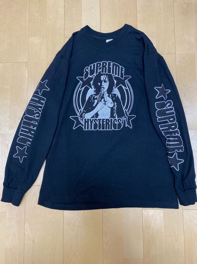 Supreme x HYSTERIC GLAMOUR L/S Tee "Black"