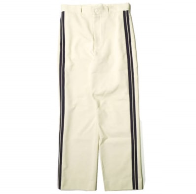 新品 UNUSED アンユーズド 20AW 日本製 LINE PANTS キャバリーツイル ラインパンツ UW0920 2 OFF WHITE ボトムス g18169