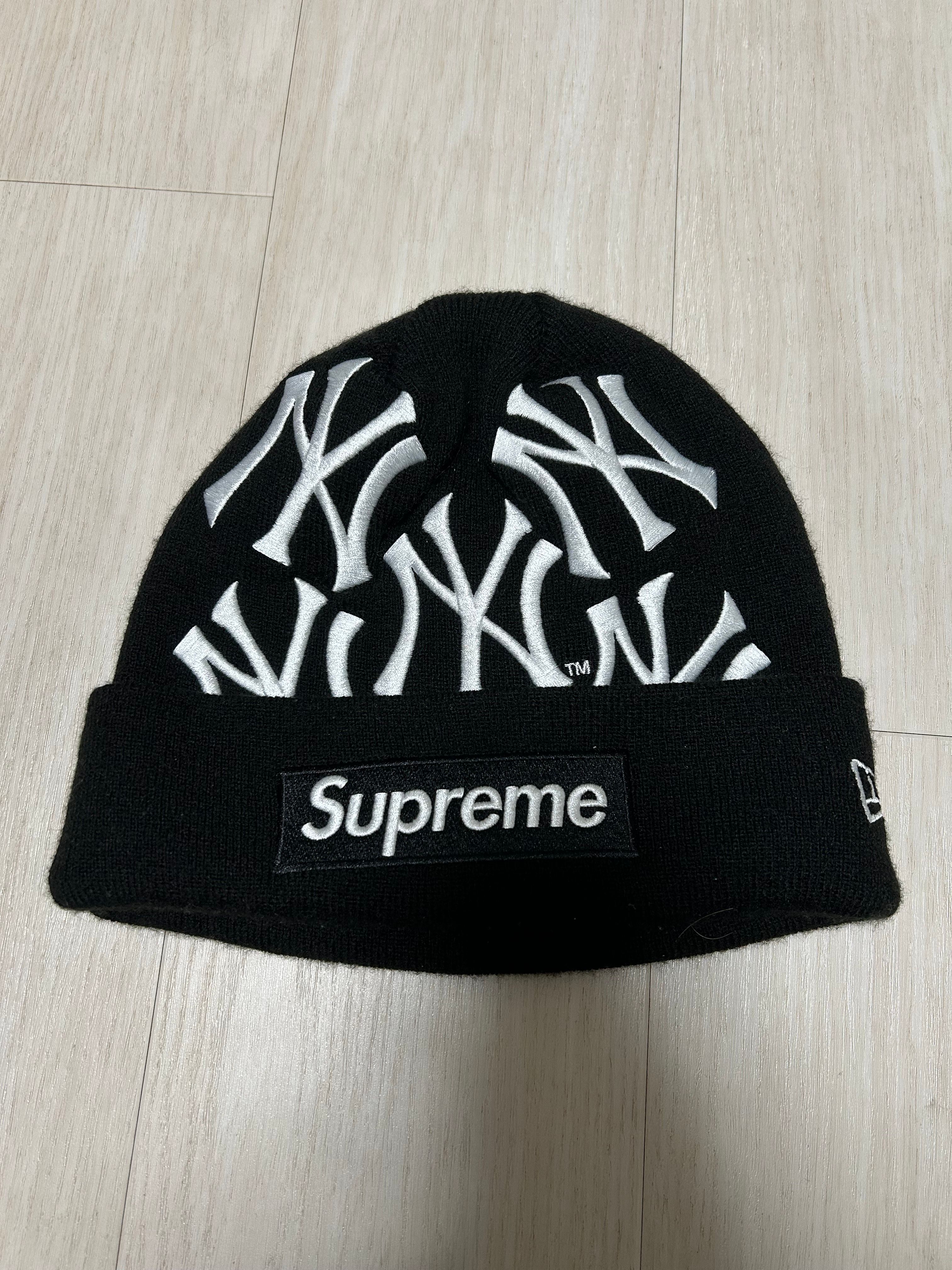 Supreme / New York Yankees / New Era Box Logo Beanie "Black"