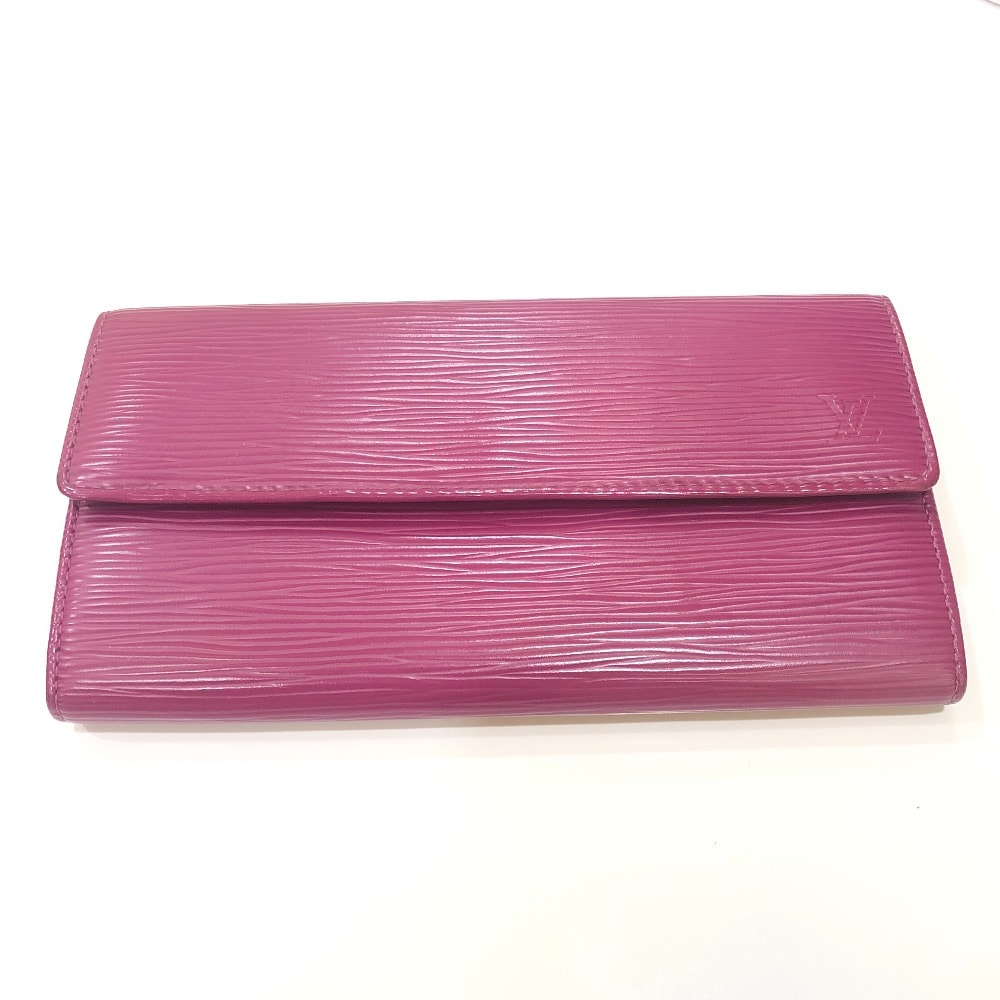 ルイヴィトン LOUIS VUITTON ポルトフォイユ サラ M60317 長財布 エピ財布 財布 ウォレット 長財布 エピレザー フューシャ パープル
