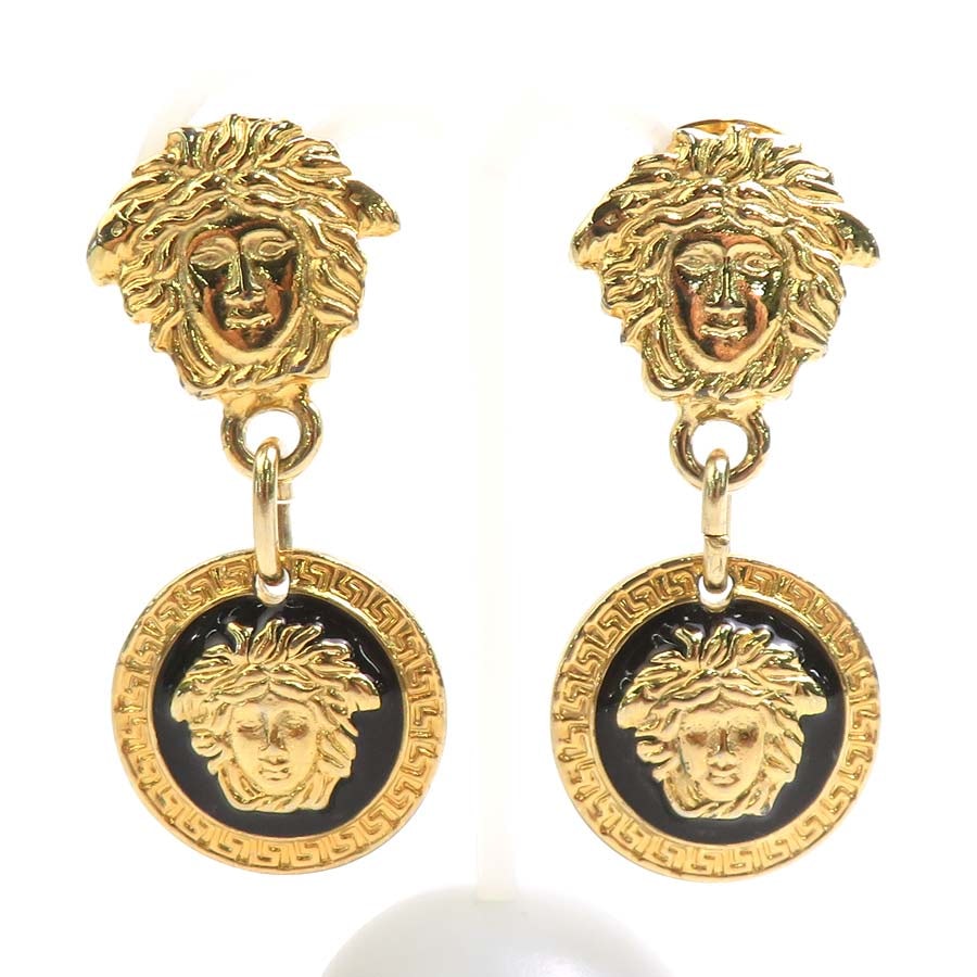 ヴェルサーチ VERSACE イヤリング メタル ゴールド レディース【中古】 h32253b