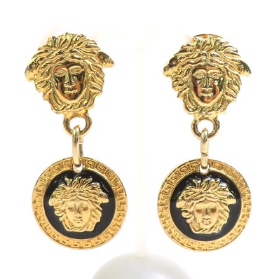 ヴェルサーチ VERSACE イヤリング メタル ゴールド レディース【中古】 h32253b