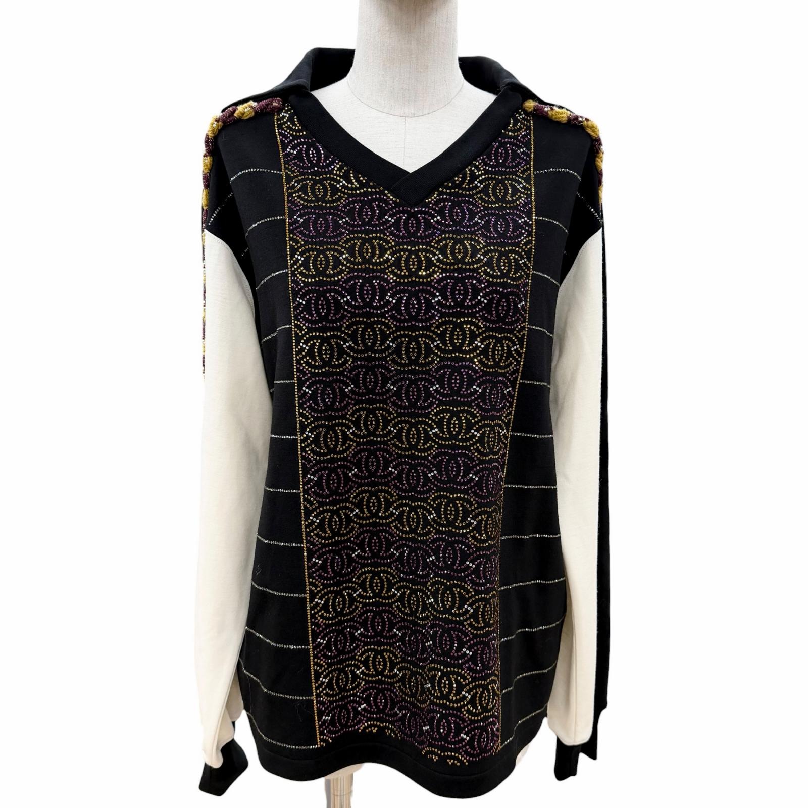 極美品 シャネル カットソー マルチ レディース 38/40 P75458K10806