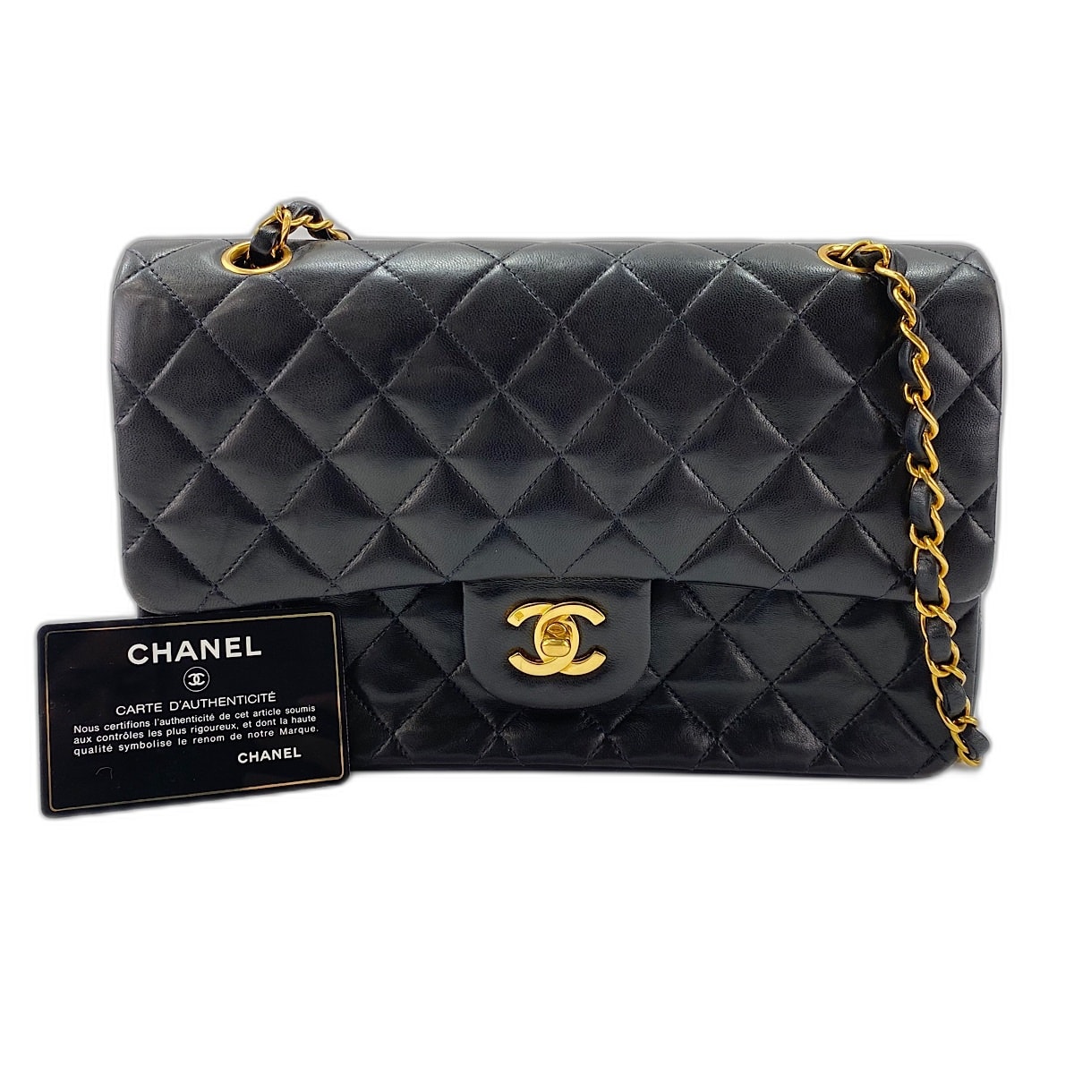 シャネル CHANEL マトラッセ 25 ダブルフラップ ショルダーバッグ【中古】