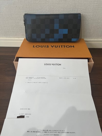 Louis Vuitton Damier Graphite Pixel Zippy Wallet Vertical