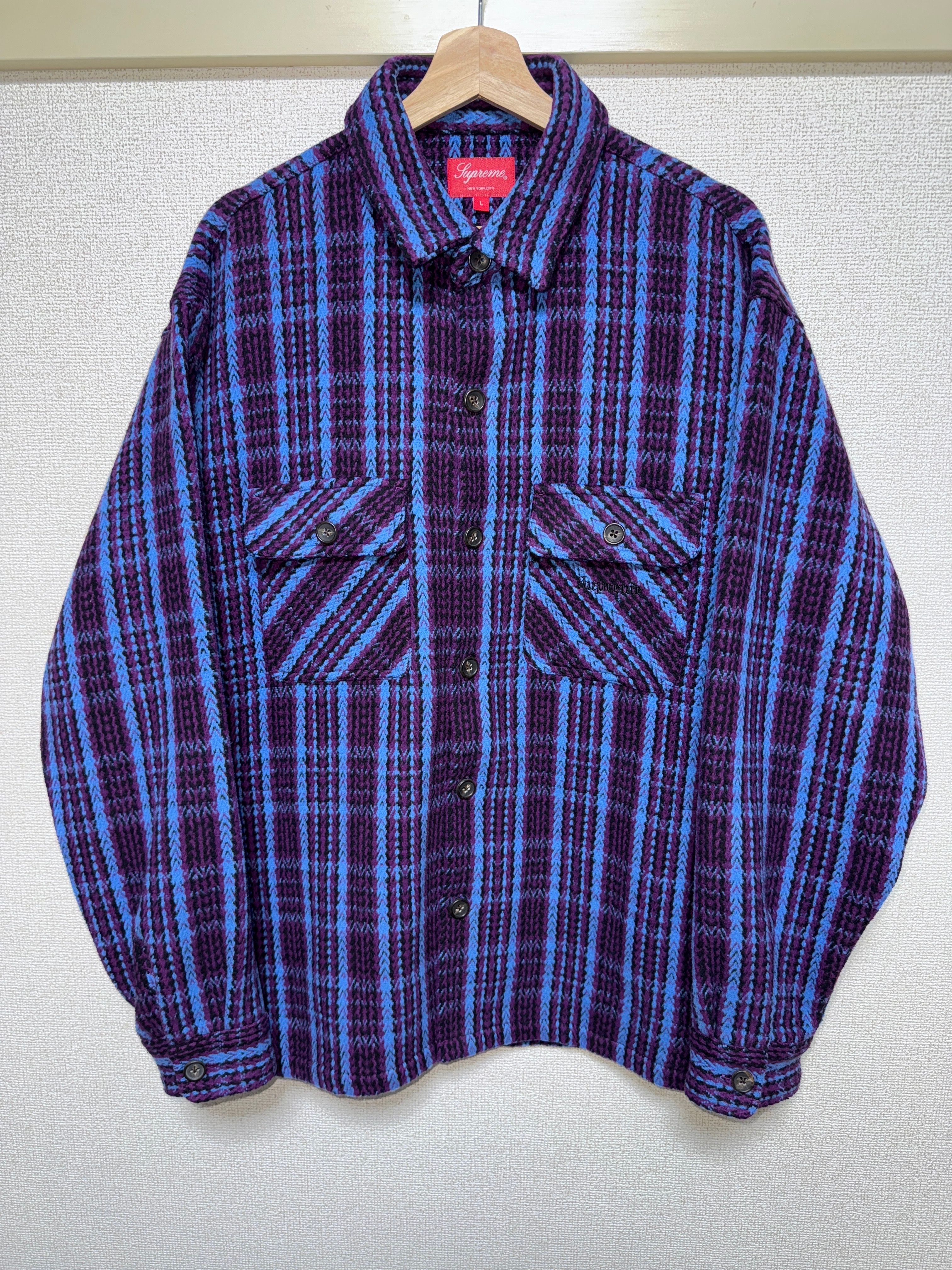 Supreme Heavy Flannel Shirt "Dark Plum"