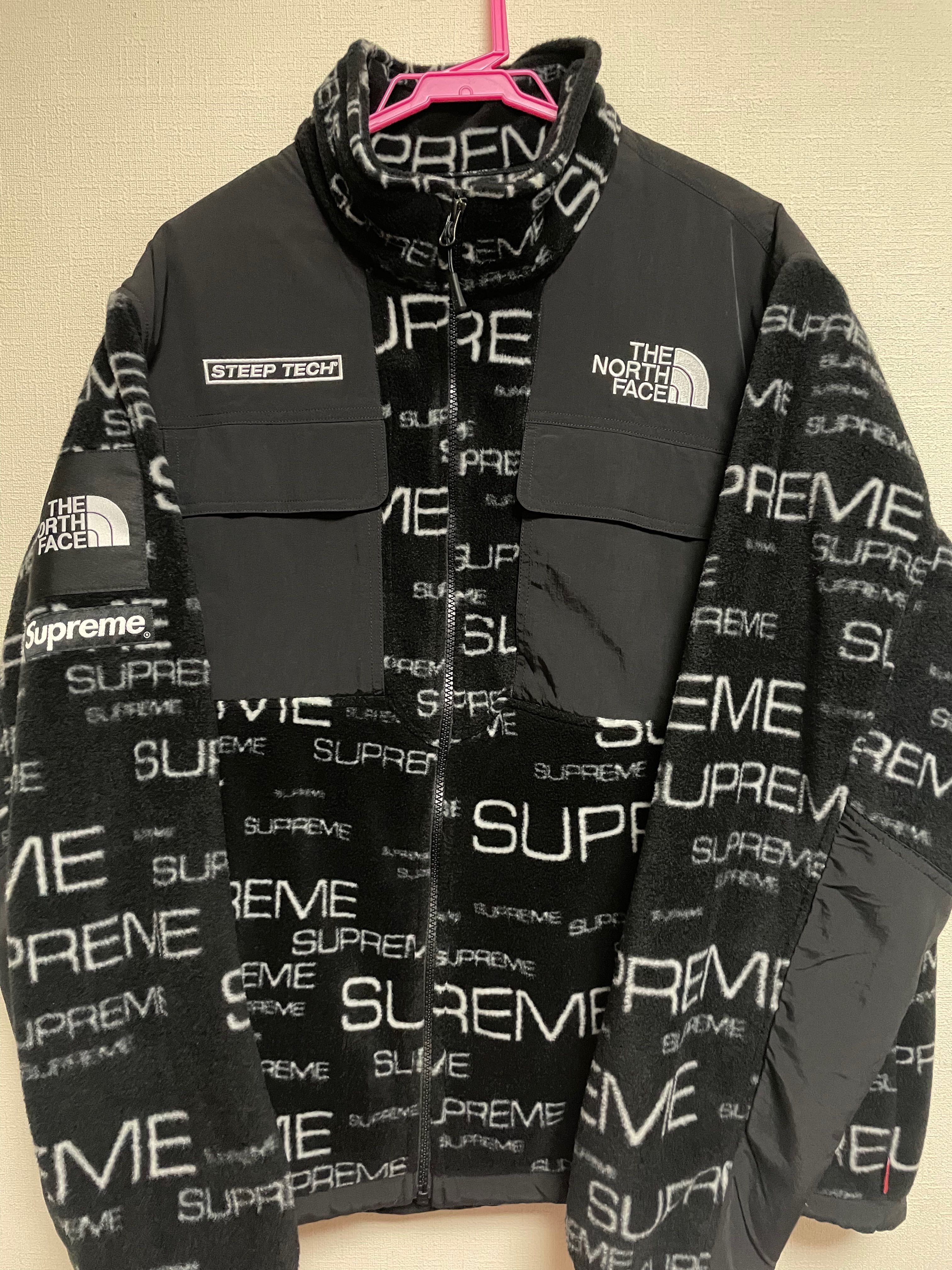 Supreme x The North Face Steep Tech Fleece Jacket "Black"