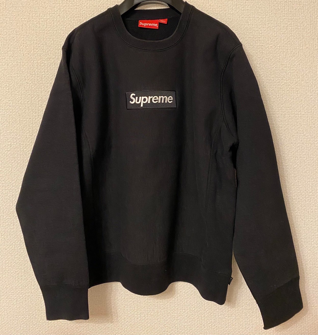 Supreme Box Logo Crewneck Sweatshirt "Black" (18FW)