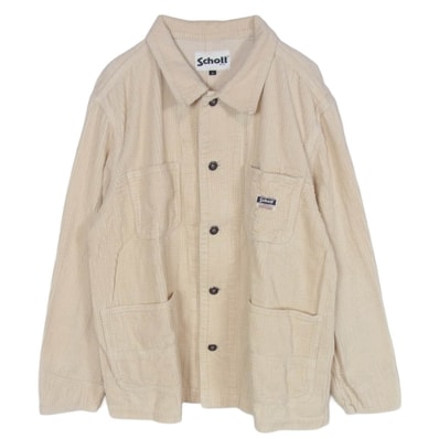 schott ショット ジャケット 3112063 CORDUROY WORK COVERALL コーデュロイ カバーオール ジャケット ベージュ ベージュ系 M【中古】