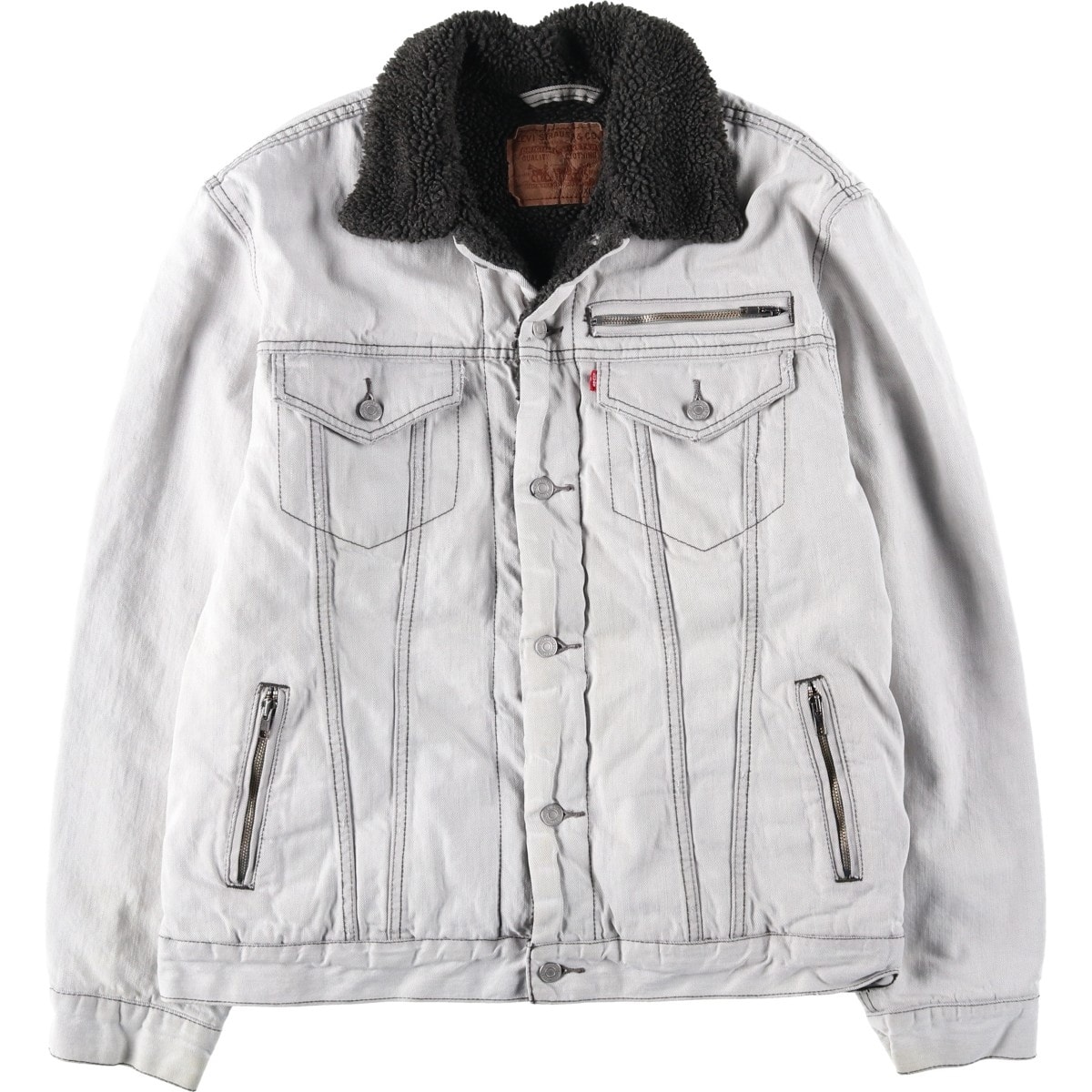 古着 リーバイス Levi's デニムボアジャケット メンズXL相当/eaa478070