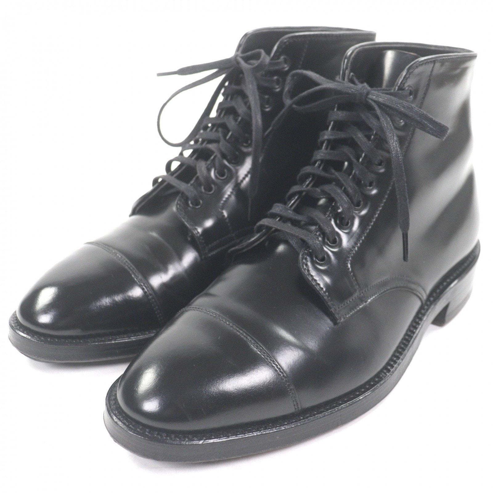 美品 オールデン アンクルブーツ ブラック メンズ 7 4065