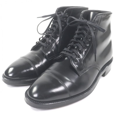 美品 オールデン アンクルブーツ ブラック メンズ 7 4065