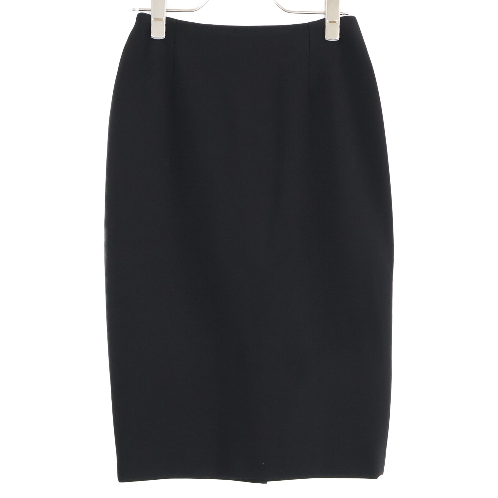 クリスチャンディオール ブラック ドット 7E21305A1810 チュール ロングスカート 34