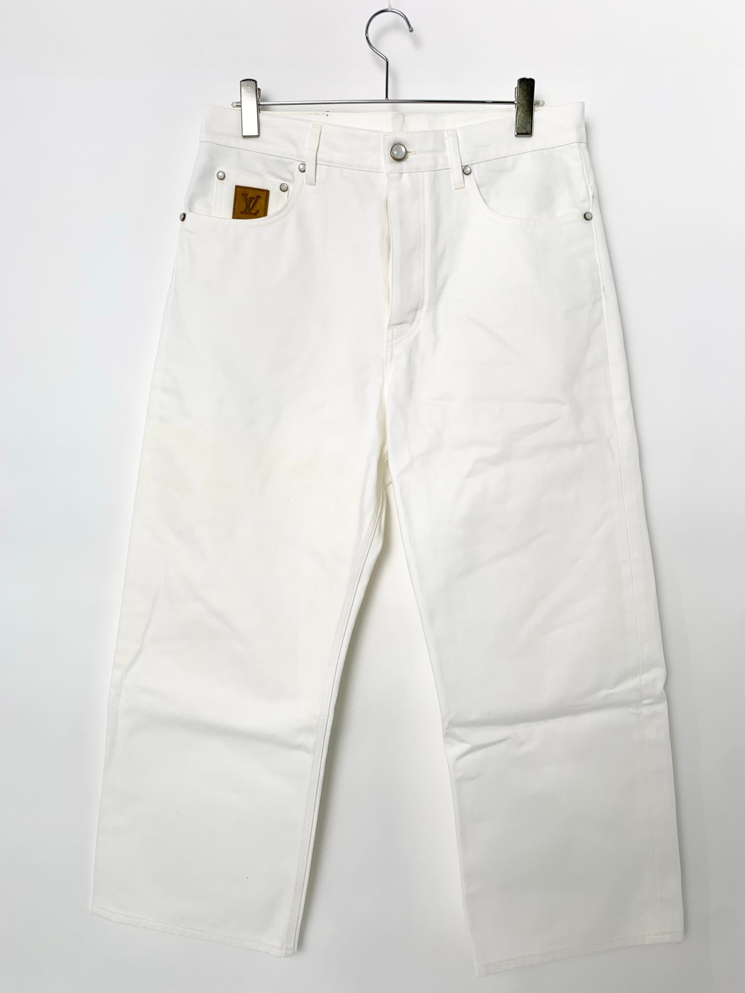 Louis Vuitton Skater Fit Denim Jeans "White"