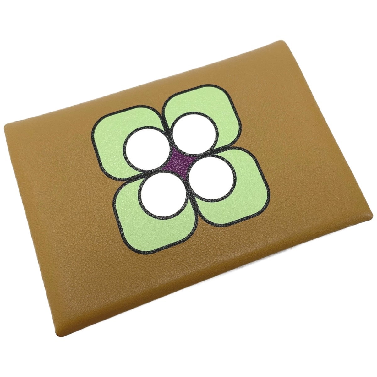 ☆☆HERMES エルメス カルヴィ デュオ インプリメ U刻印 カードケース コインケース ビスキュイ スイフト 箱有