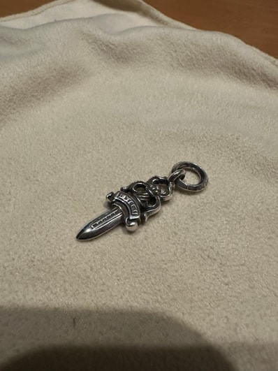 Chrome Hearts #5 Dagger Charm "Silver"
