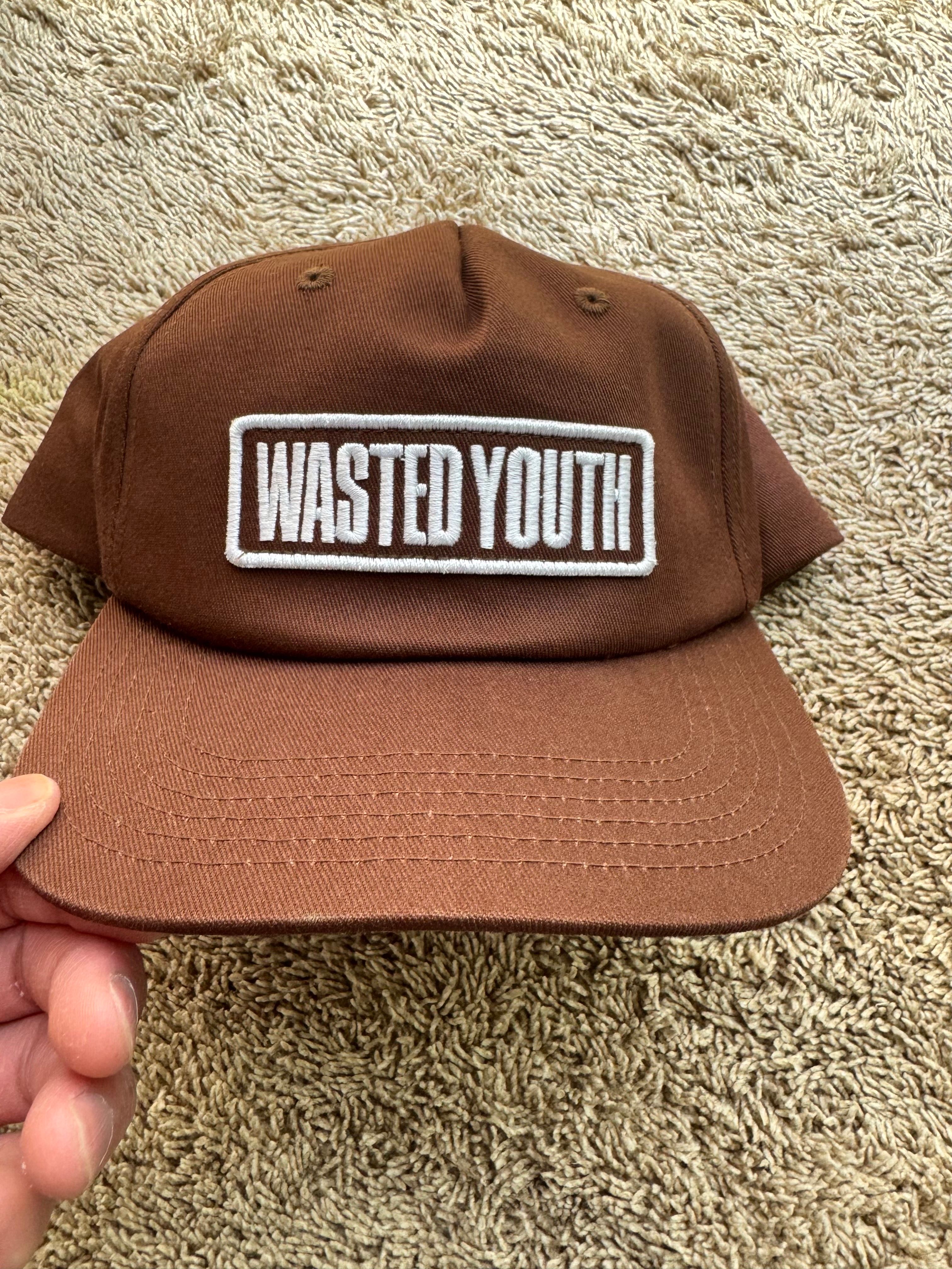Wasted Youth 5 Panel Snapback Cap "Brown" / VERDY