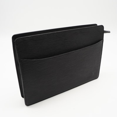 LOUIS VUITTON ルイ・ヴィトン エピ オム ノワール M52522 セカンドバッグ ブラック レザー メンズ