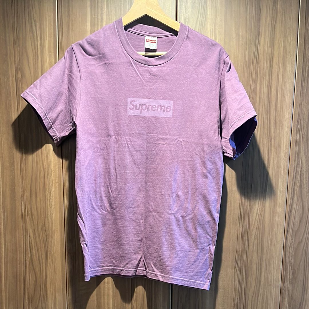 Supreme Tonal Box Logo Tee "Dusty Purple"