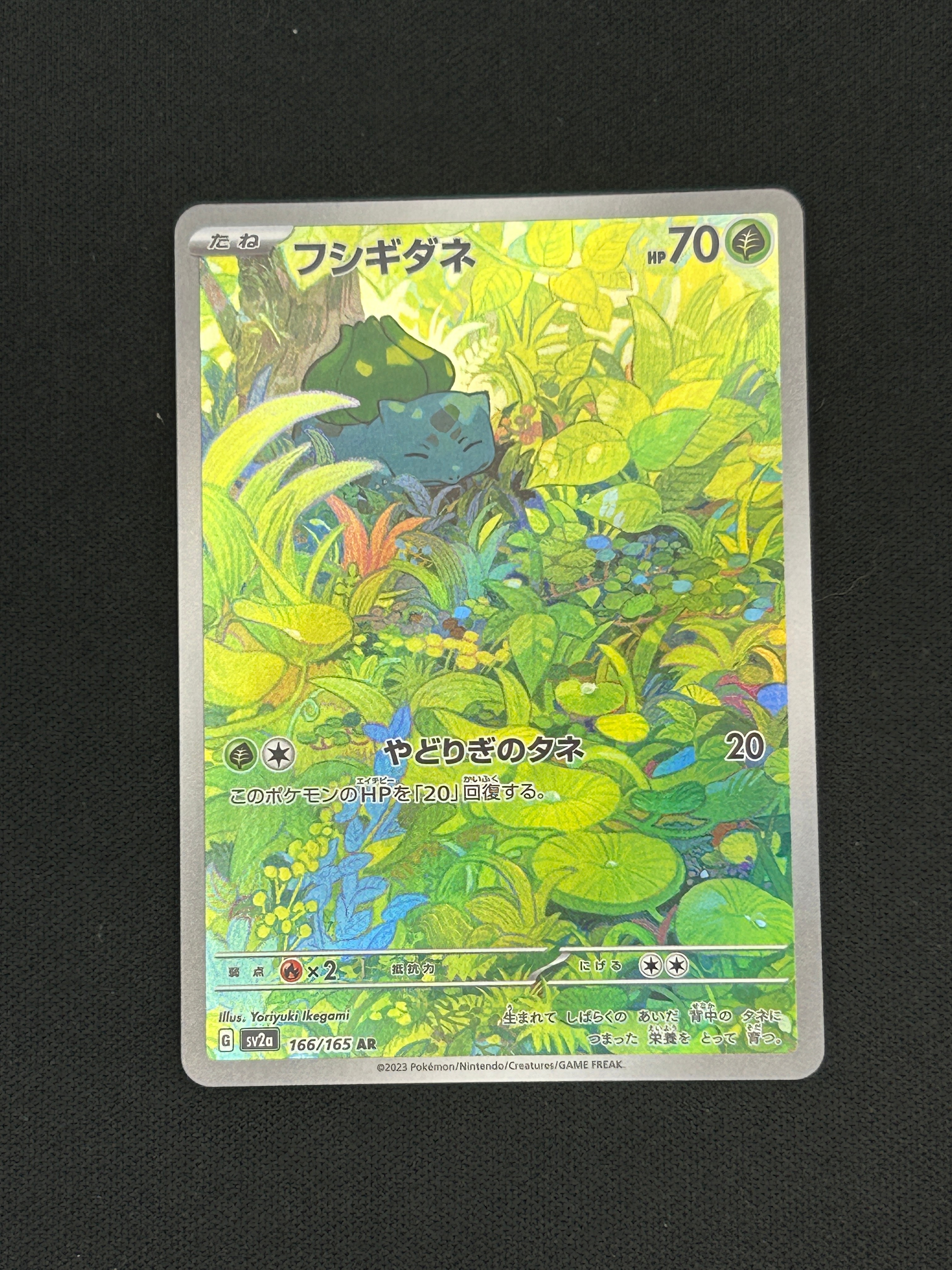 フシギダネ AR[SV2a 166/165](強化拡張パック「ポケモンカード151」)の