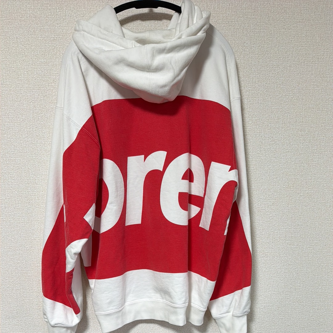 Supreme Big Logo Hooded Sweatshirt "White"