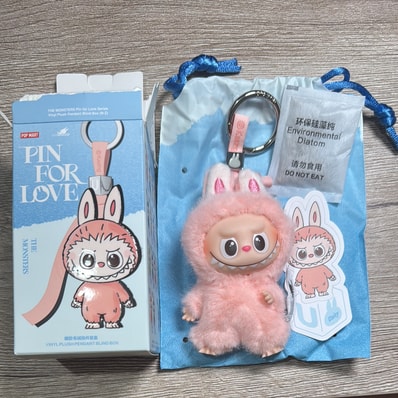 POP MART THE MONSTERS (LABUBU) Pin for Love Series-Vinyl Plush Pendant (N-Z) U