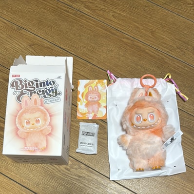 POP MART THE MONSTERS (LABUBU) Big into Energy Series Plush Pendant HAPPINESS