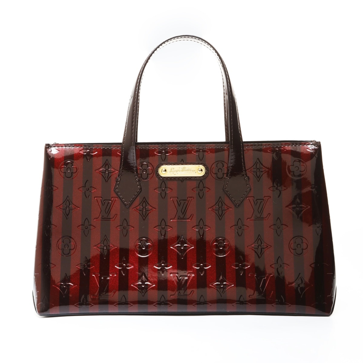 ヴィトン LV モノグラム ヴェルニレイユール ウィルシャーPM トートバッグ【中古】