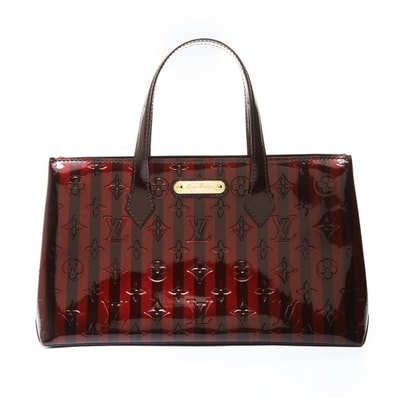 ヴィトン LV モノグラム ヴェルニレイユール ウィルシャーPM トートバッグ【中古】