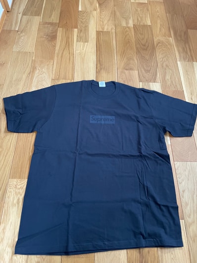 Supreme Tonal Box Logo Tee "Navy"