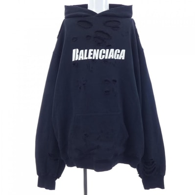 バレンシアガ BALENCIAGA キャップスデストロイドフーディープルオーバー 659403 TKVB6 UNISEX パーカー