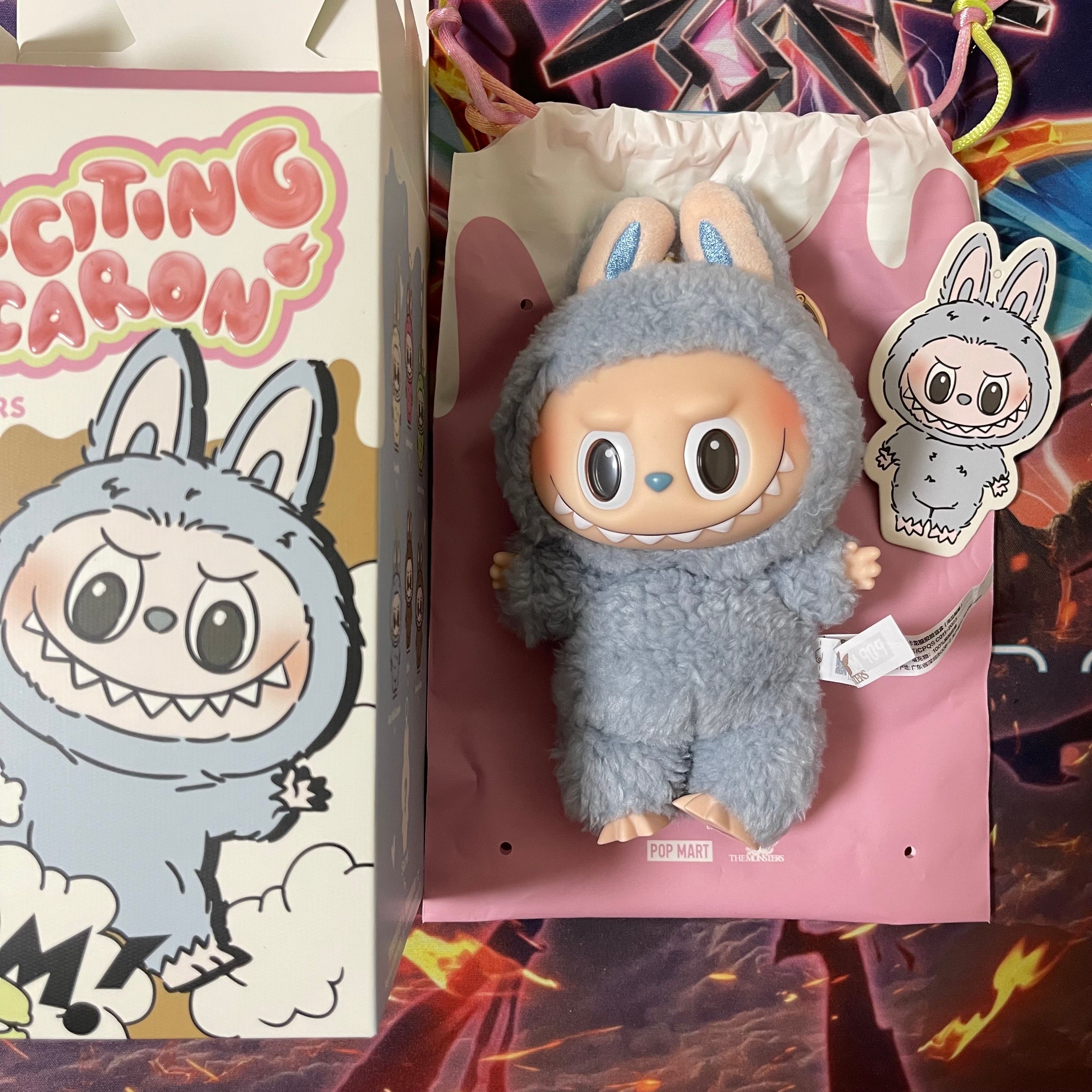 POP MART THE MONSTERS (LABUBU) Exciting Macaron Plush Series SEA SALT COCONUT