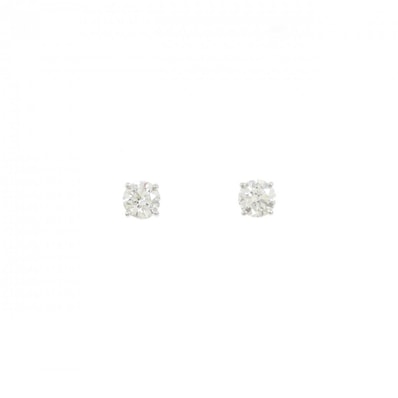 ティファニー ソリティア ピアス 0.45CT 0.47CT J VVS2 3EX-EXT