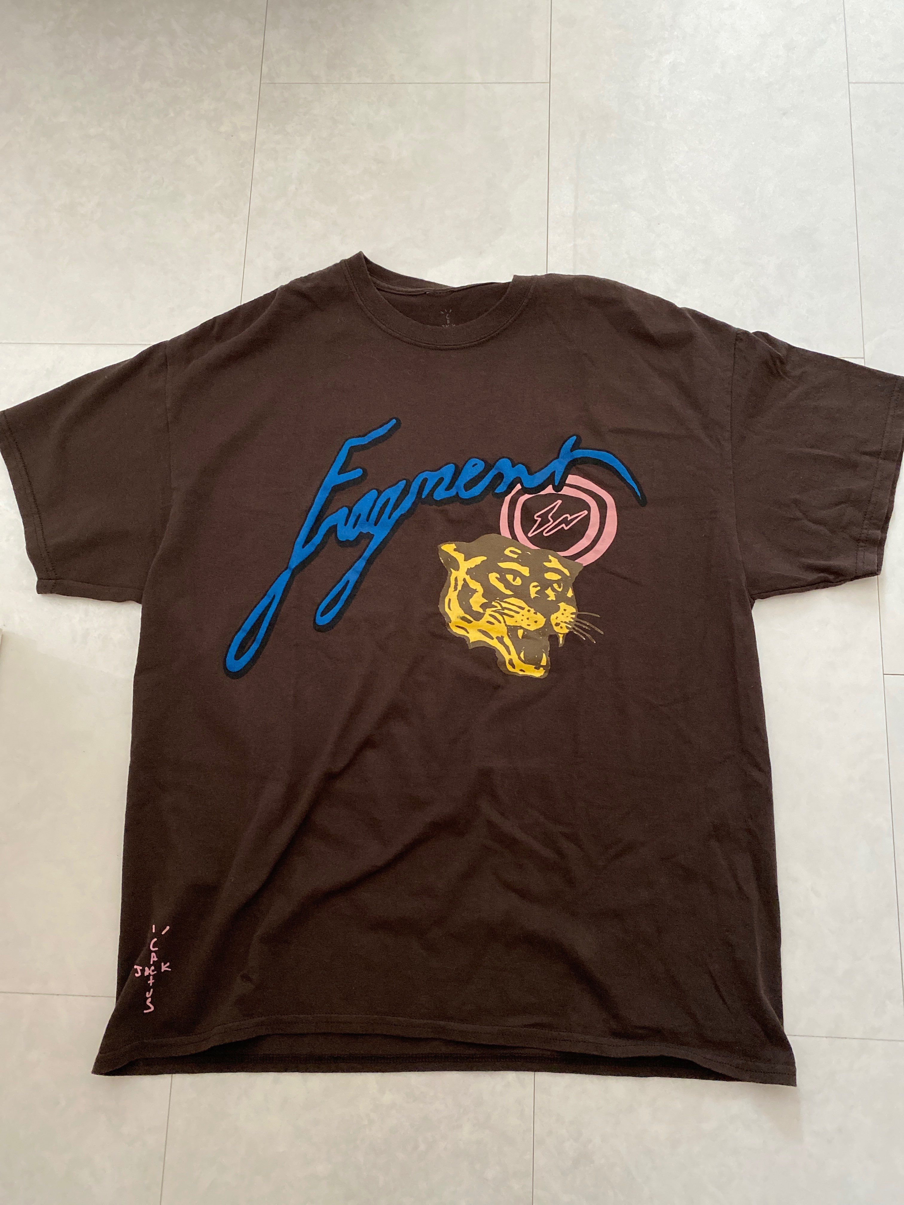 Travis Scott Cactus Jack For Fragment Icons Tee "Brown"