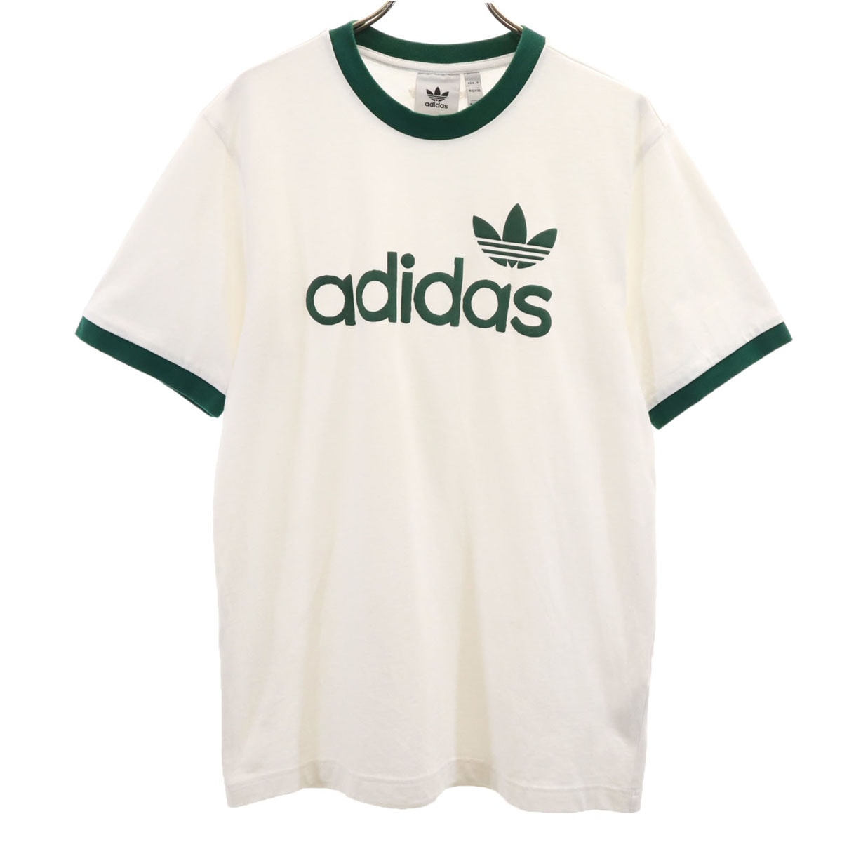 adidas Originals アディダスオリジナルス 半袖 リンガー Tシャツ M ホワイト